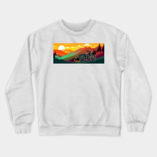 Riding Beyond Limits: Innovative Mountain Bike Styles for the Adventurous Spirit Crewneck Sweatshirt